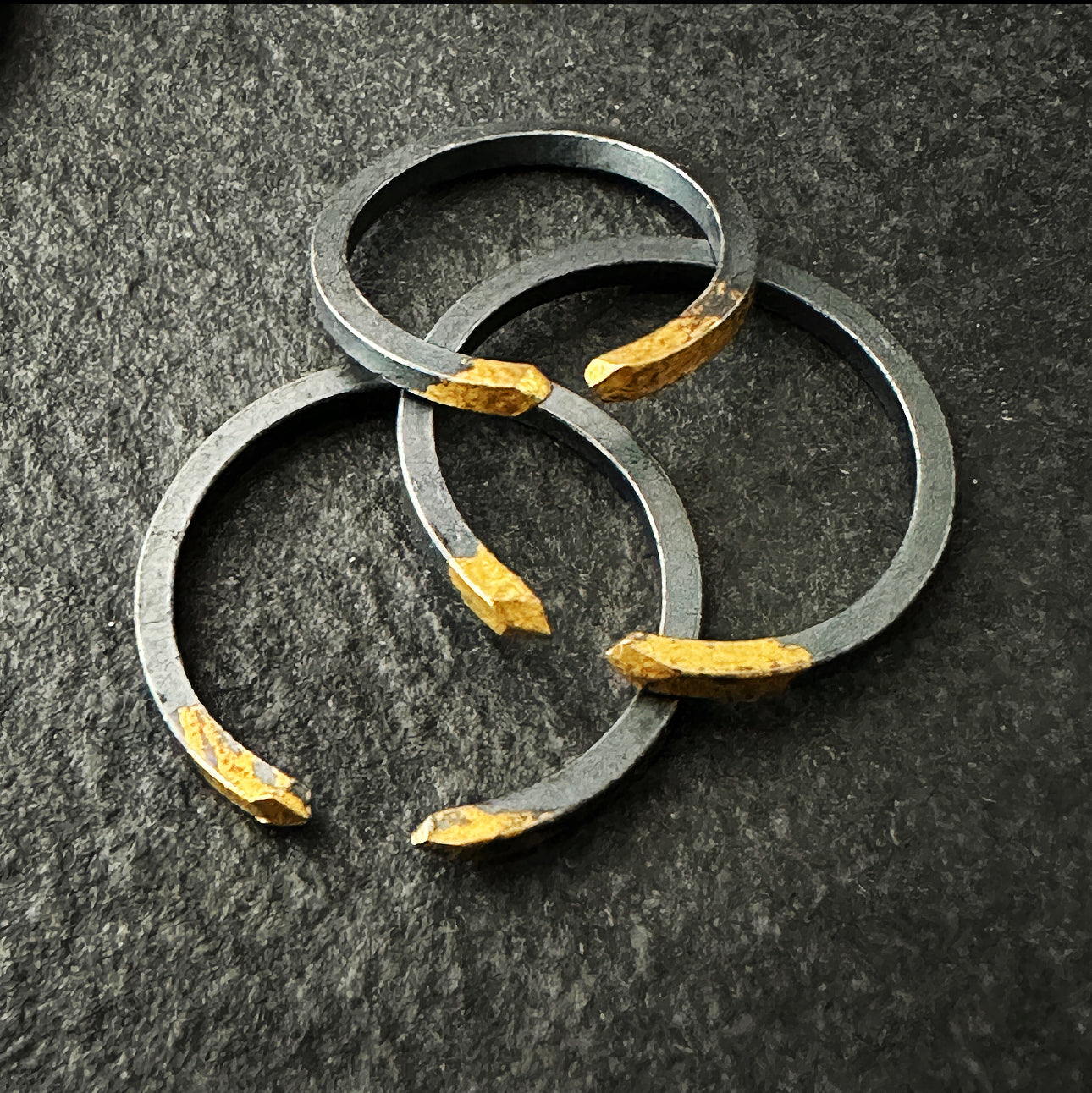 Keum-boo Open Banded Spike Ring