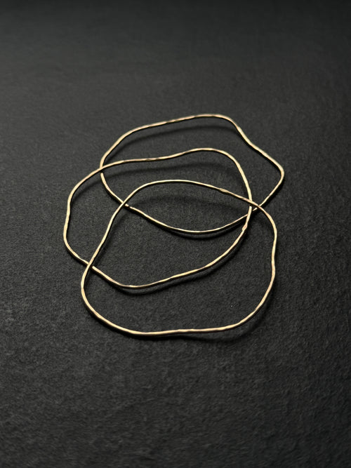 Free Form Bangles - Set of Three