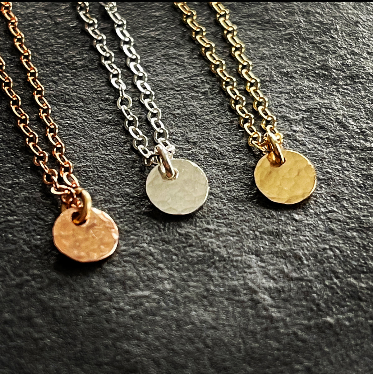 Delicate Disc Necklace