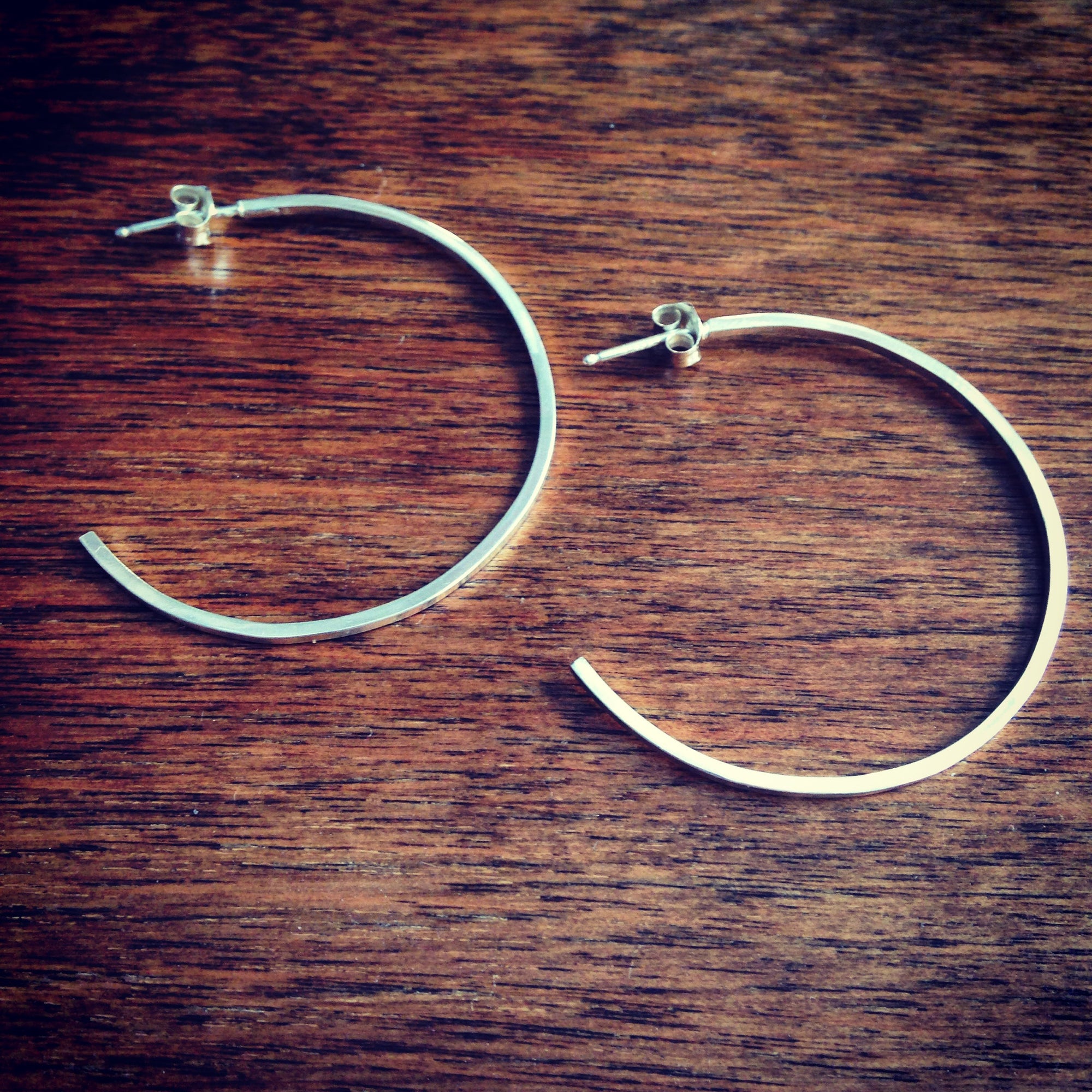 Hoop Post Earrings