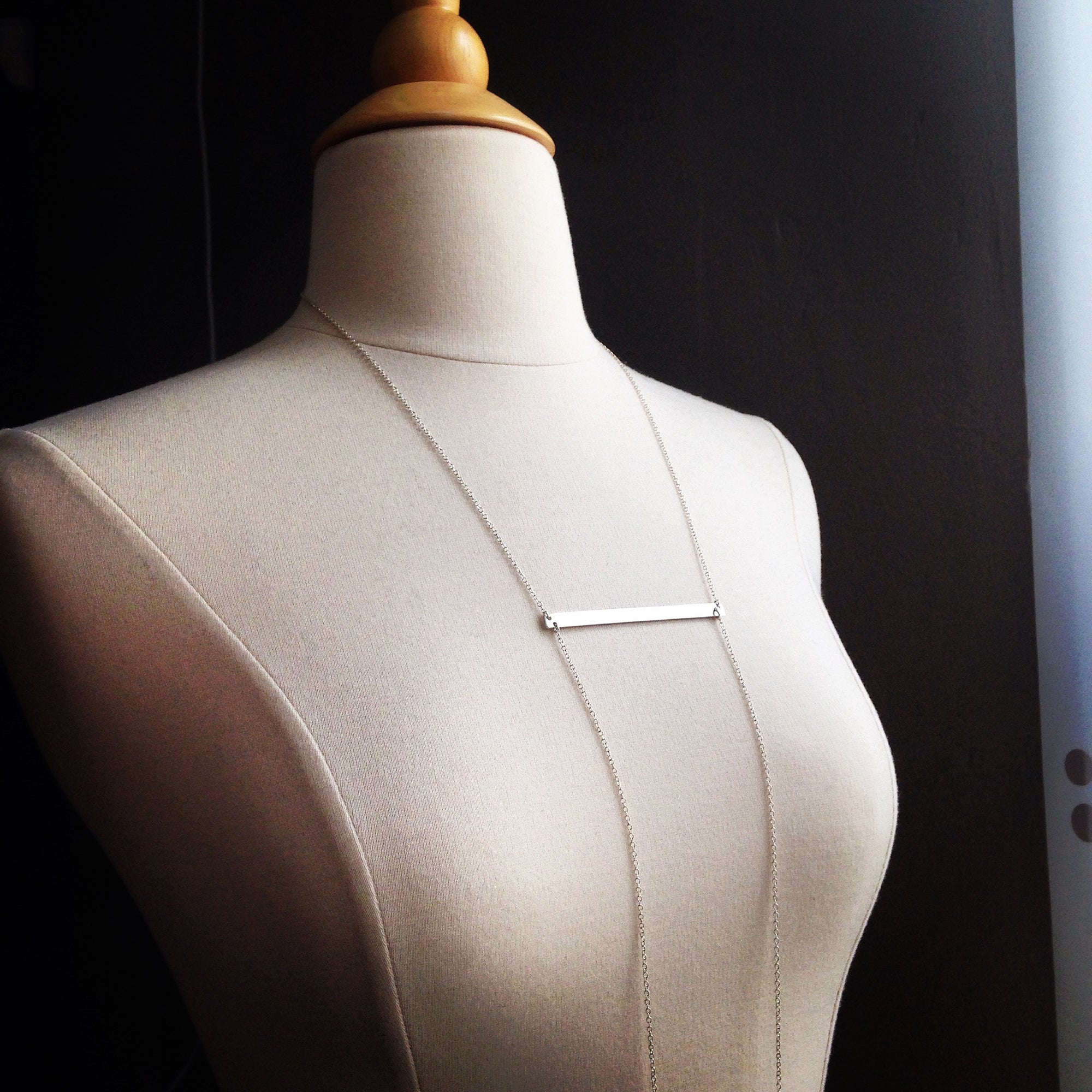 Rectangular Bar Necklace
