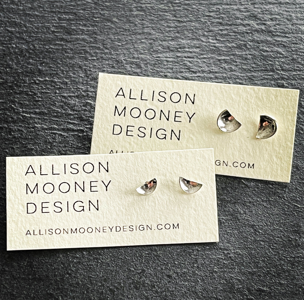 Oval Thirds Post Earrings