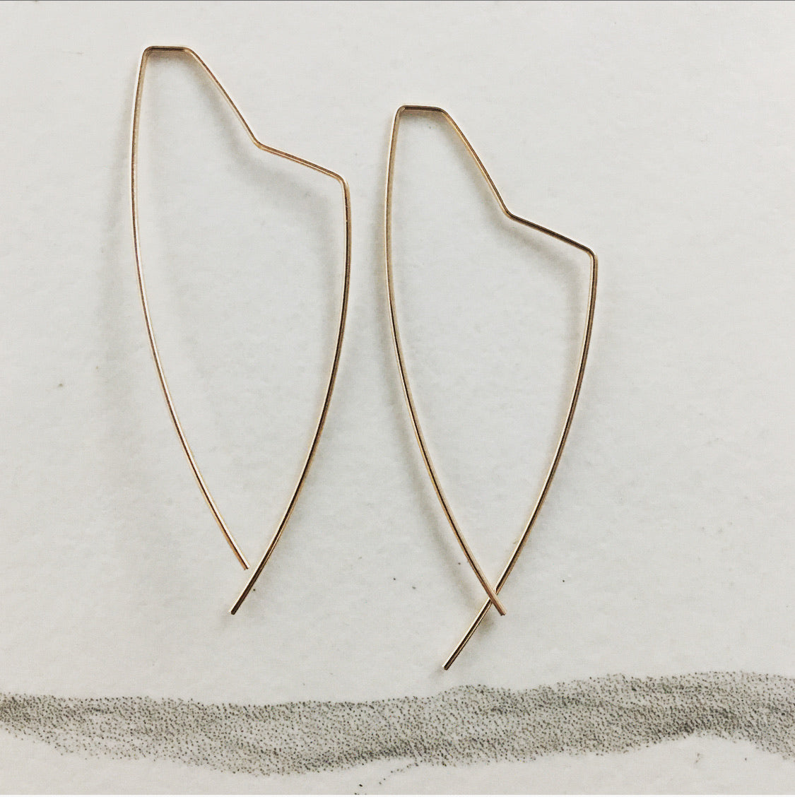 Asymmetrical Threader Earrings