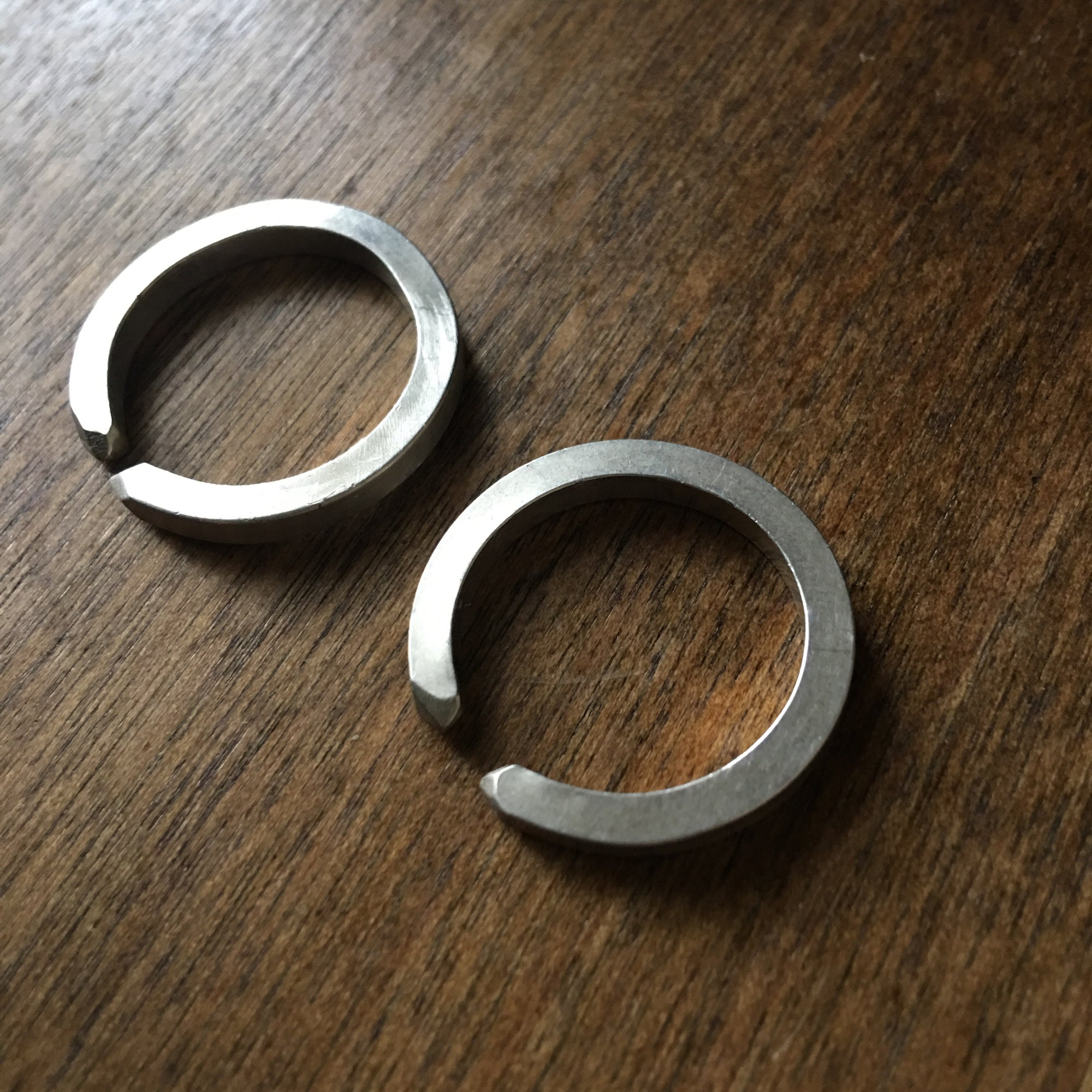 Faceted Open Band Ring