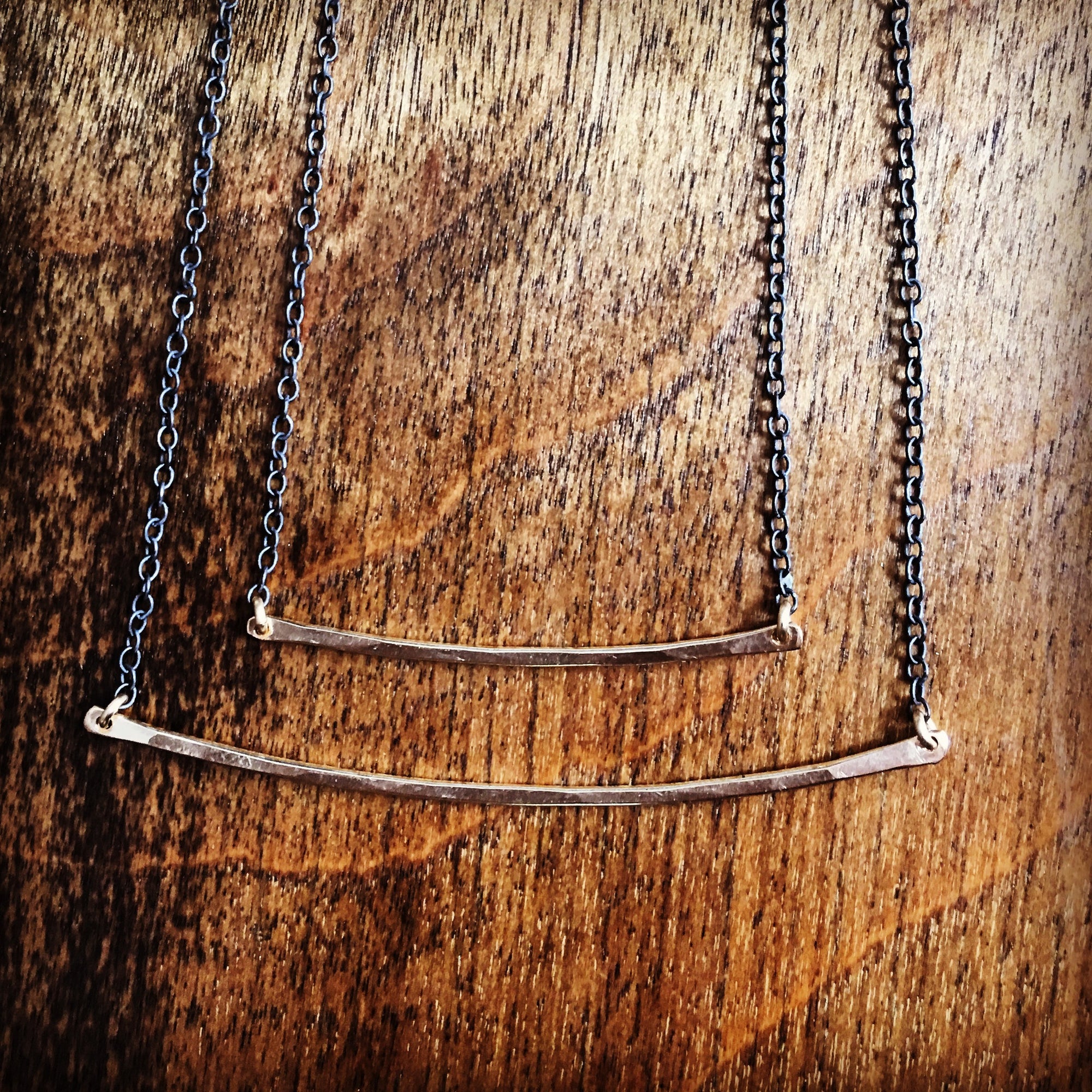 Contrast Bar Necklace