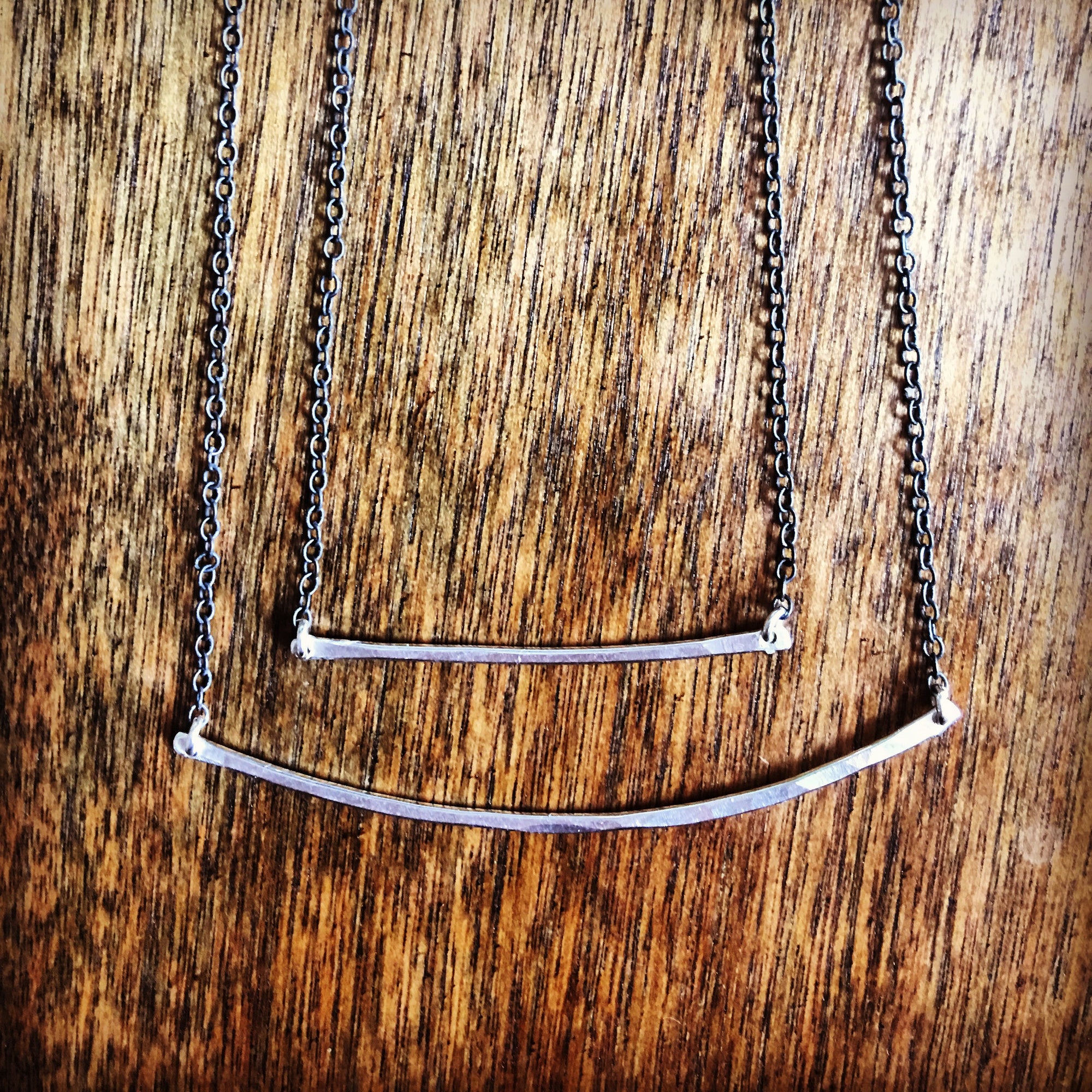Contrast Bar Necklace
