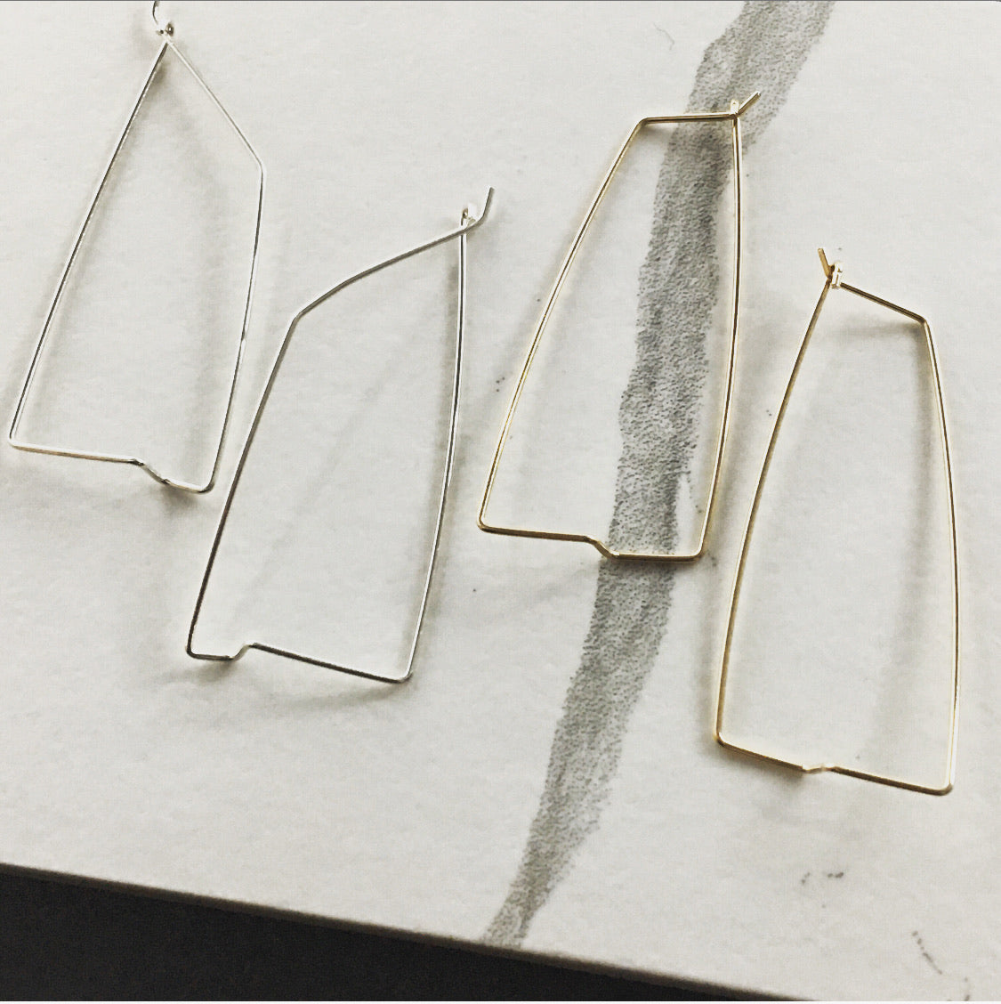 Offset Threader Earrings