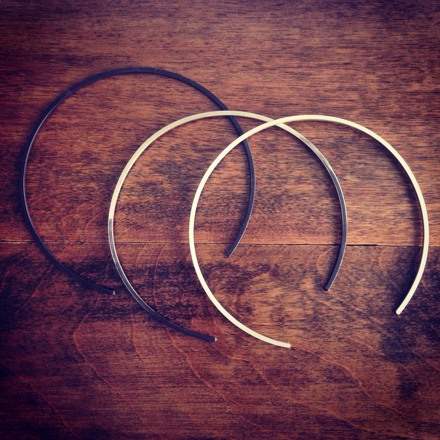 Collar Necklace - Squared Metal