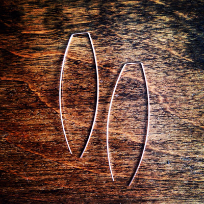 Threader Earrings - Long Arcs