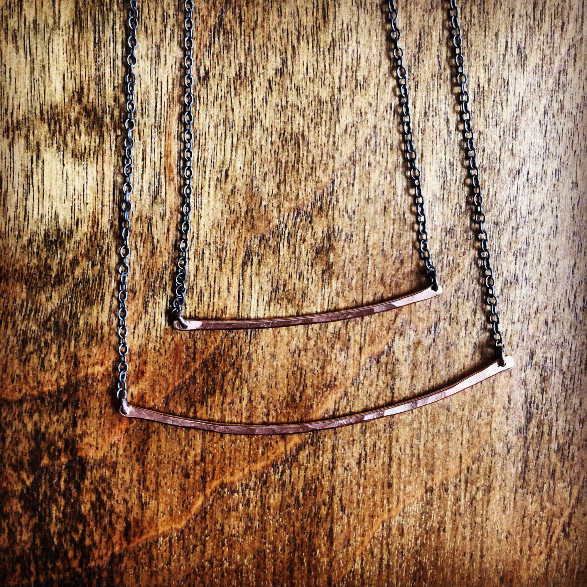 Contrast Bar Necklace