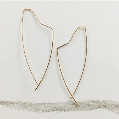 Asymmetrical Threader Earrings