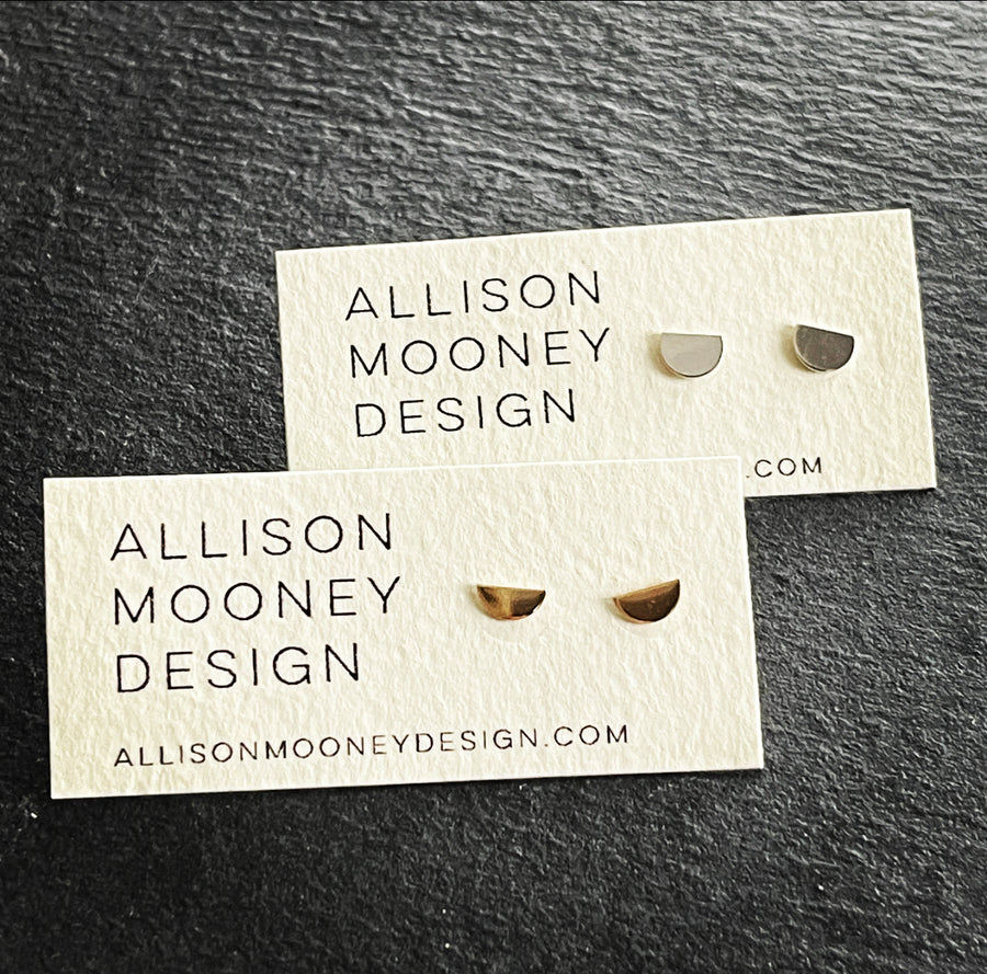 Thirds Post Earrings