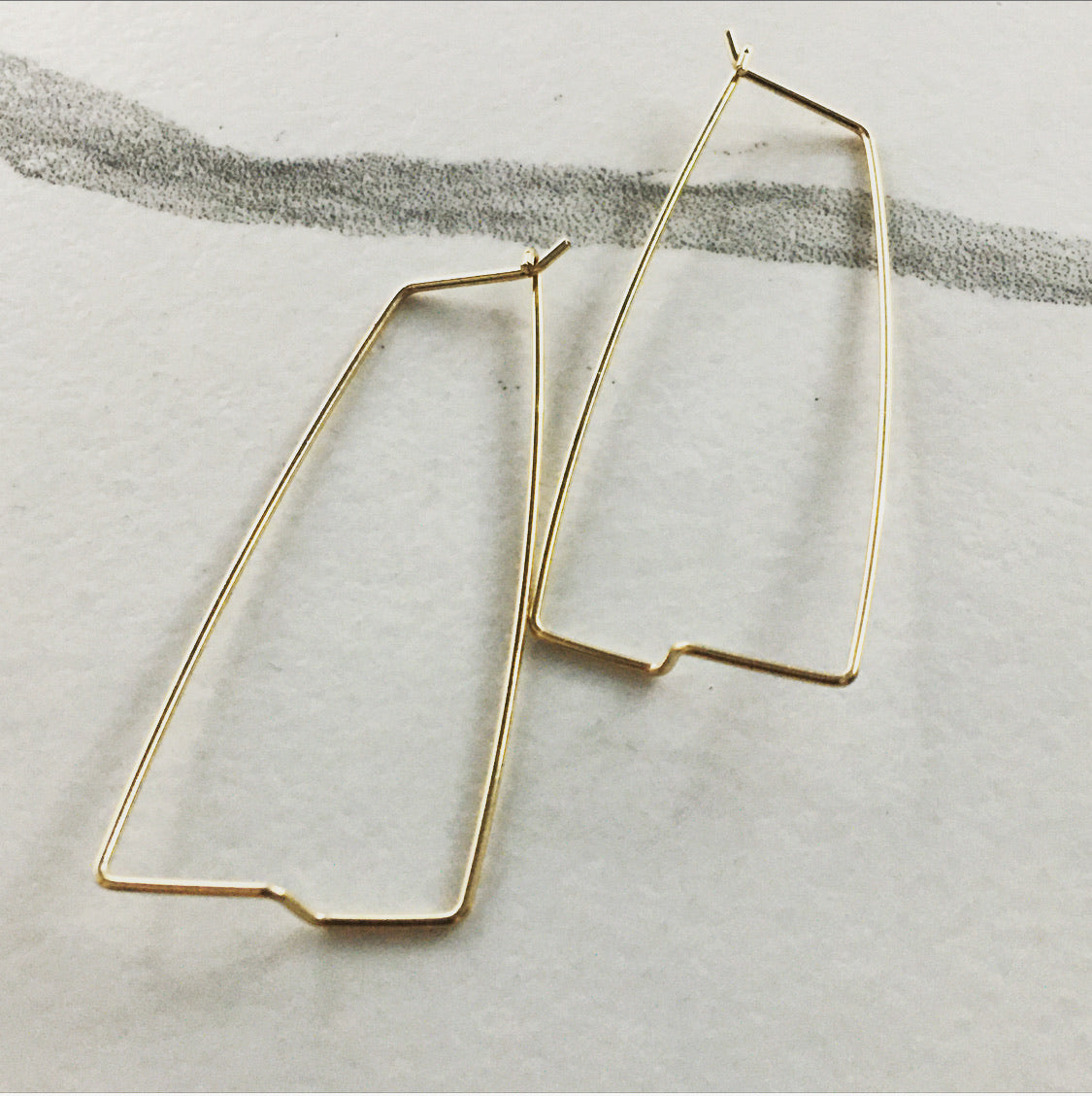 Offset Threader Earrings