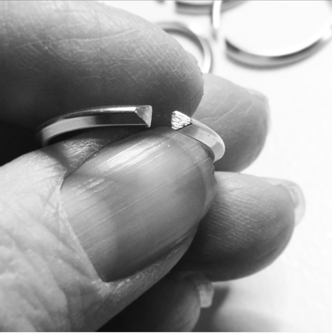 Triangular Stacking Ring