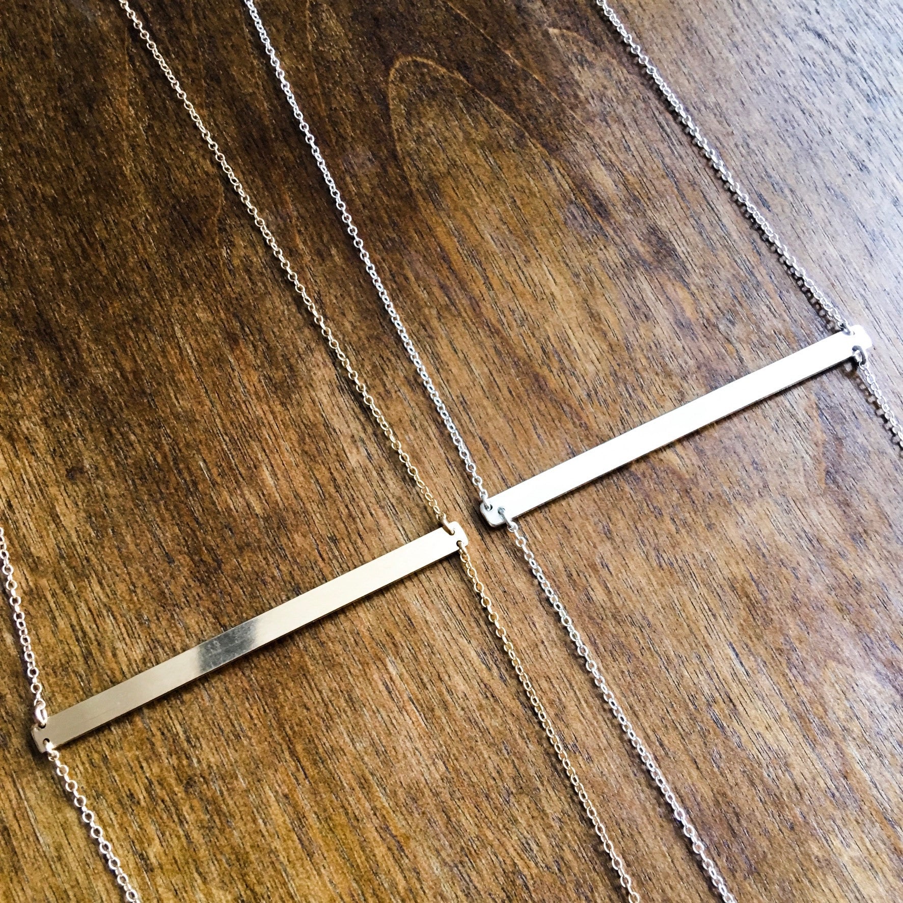 Rectangular Bar Necklace