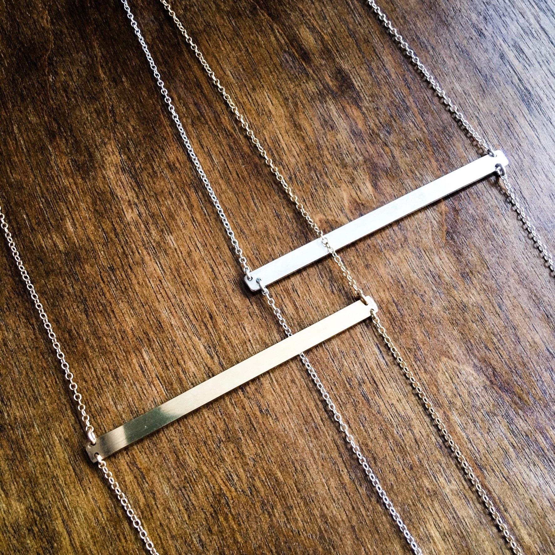Rectangular Bar Necklace