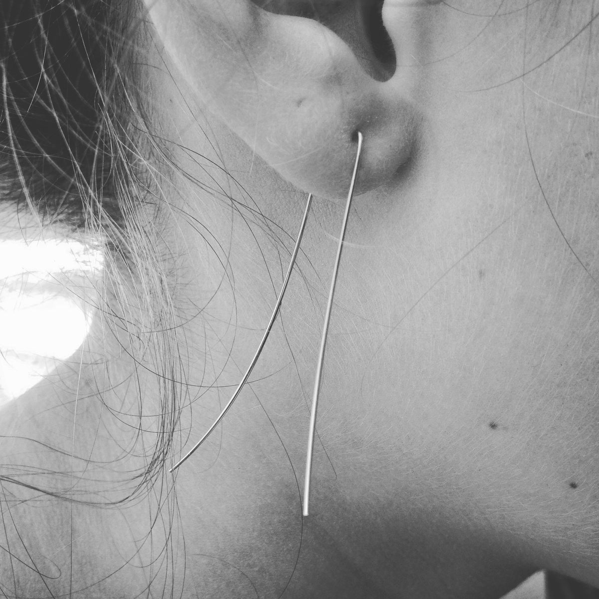 Threader Earrings - Winged