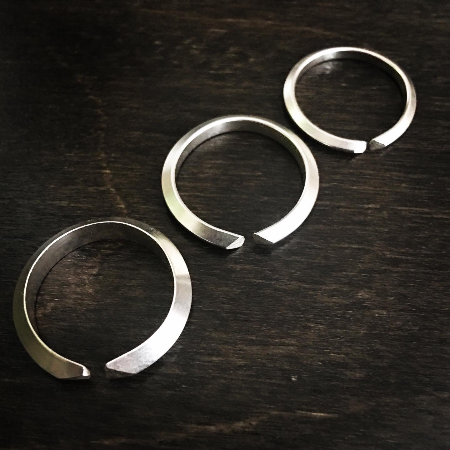 Open Band Ring - Triangular